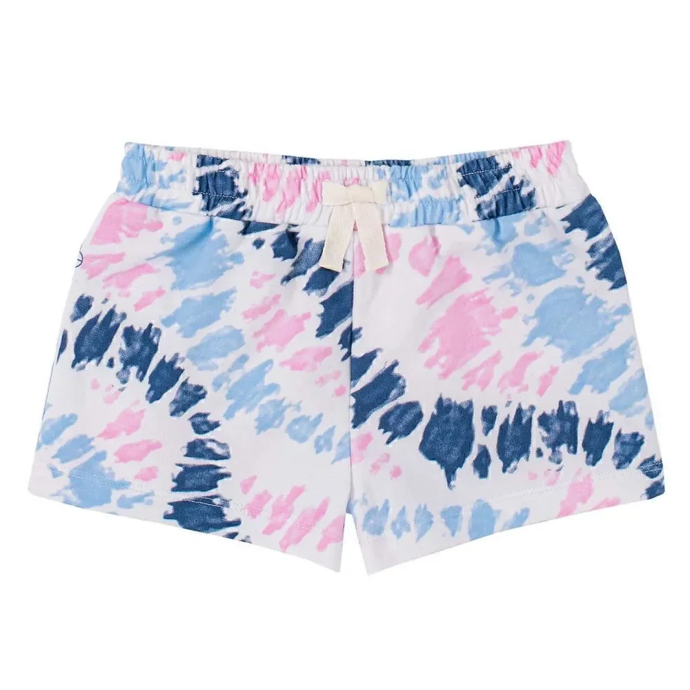 NWT 🍀 Lucky Brand Girls 2-piece Summer Top and Short Set in Blue Multi